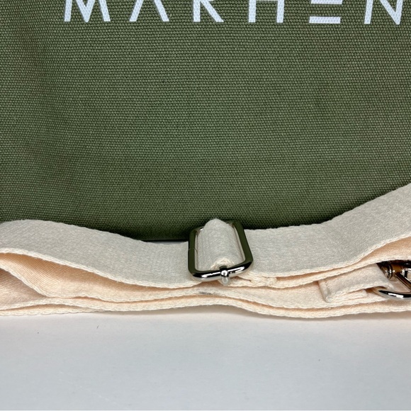 MARHEN. J Rico Canvas Tote Green Crossbody Sipper Close Bag Purse - Picture 11 of 12